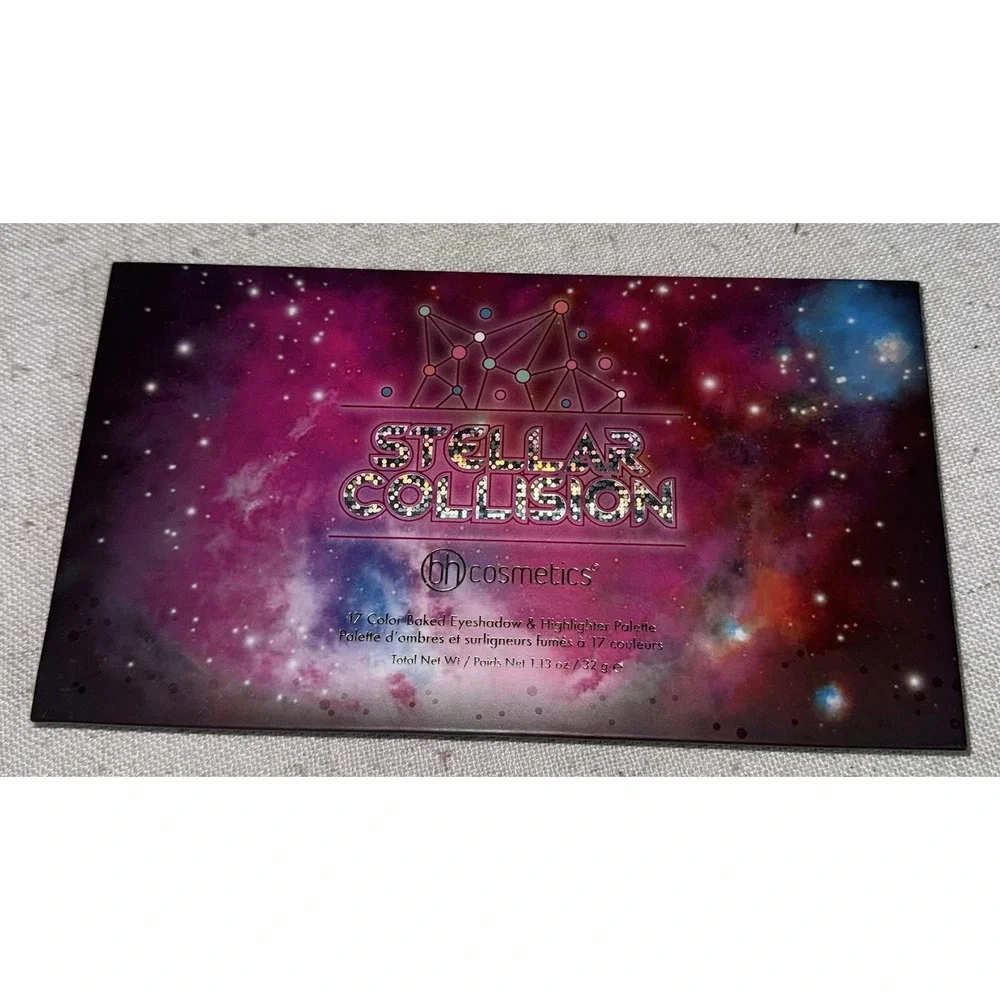 BH Cosmetics Stellar Collision 17 Color Eyeshadow Shadow Highlighter Palette NEW